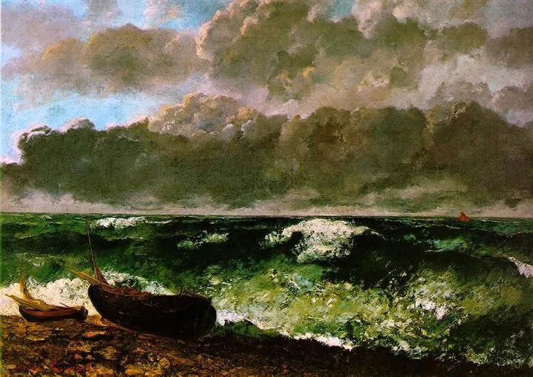 Gustave Courbet Stormy Seas Hot Sex Picture