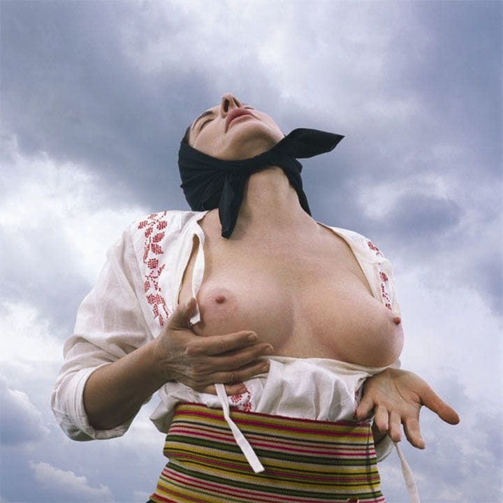 Artwork Title: Balcan Erotic Epic, Solo massaging Breasts
