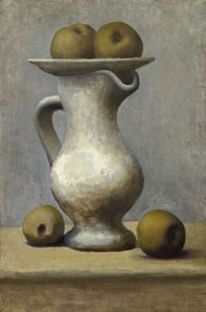 Artwork Title: Still Life with Pitcher and Apples