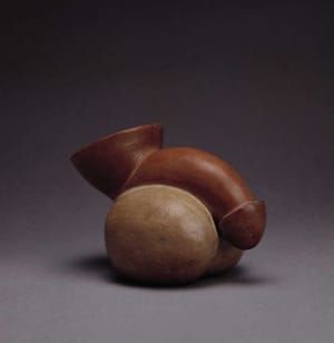 Artwork Title: Penis pot, Moche Culture, Peru, 1 - 800 AD