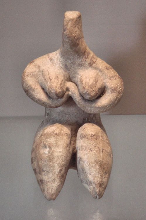 Artwork Title: Prehistoric goddess from Samarra in what is now Iraq, dating to 6000 BCE