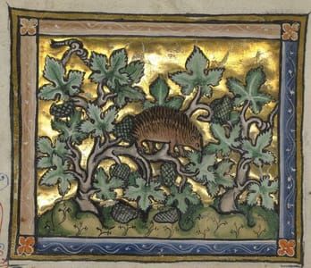 Artwork Title: A Hedgehog, about 1270