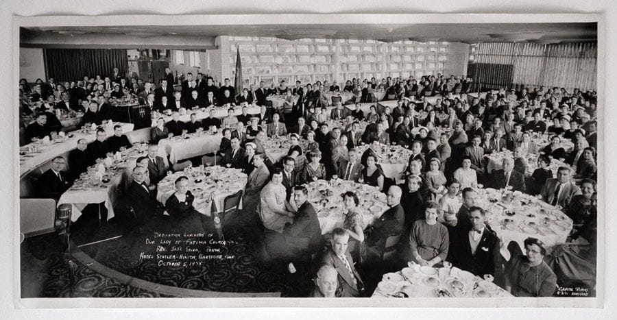 Artwork Title: Parkville - Dedication Lunch To Our Lady Of Fatima Church, Hartford