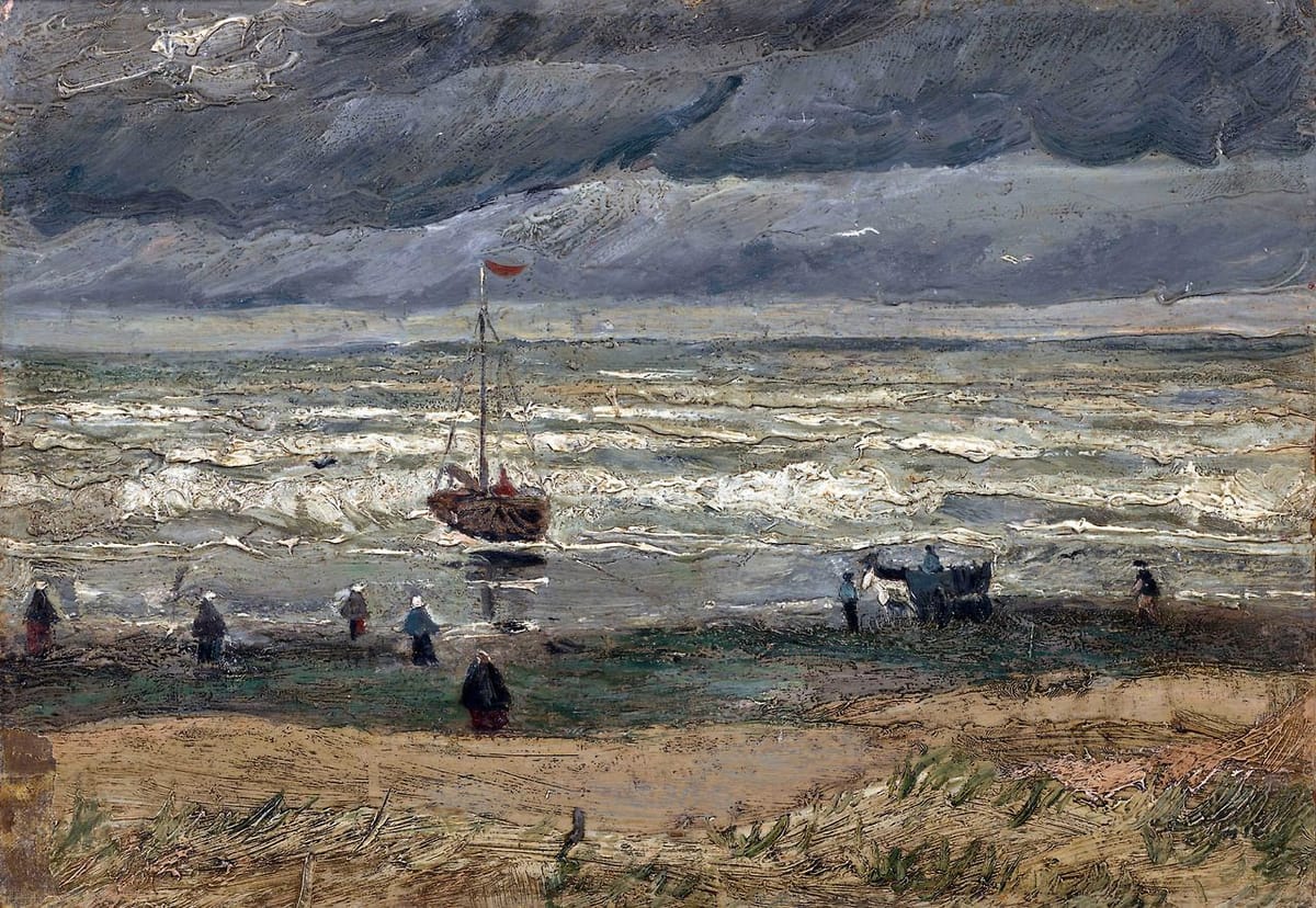 Artwork Title: View of the Sea at Scheveningen