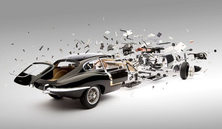 Artwork Title: Black Jaguar E-type (1961)