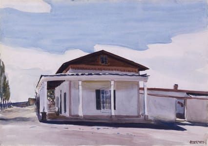 Artwork Title: Ranch House, Santa Fe