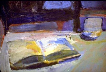 Artwork Title: Interior with a Book