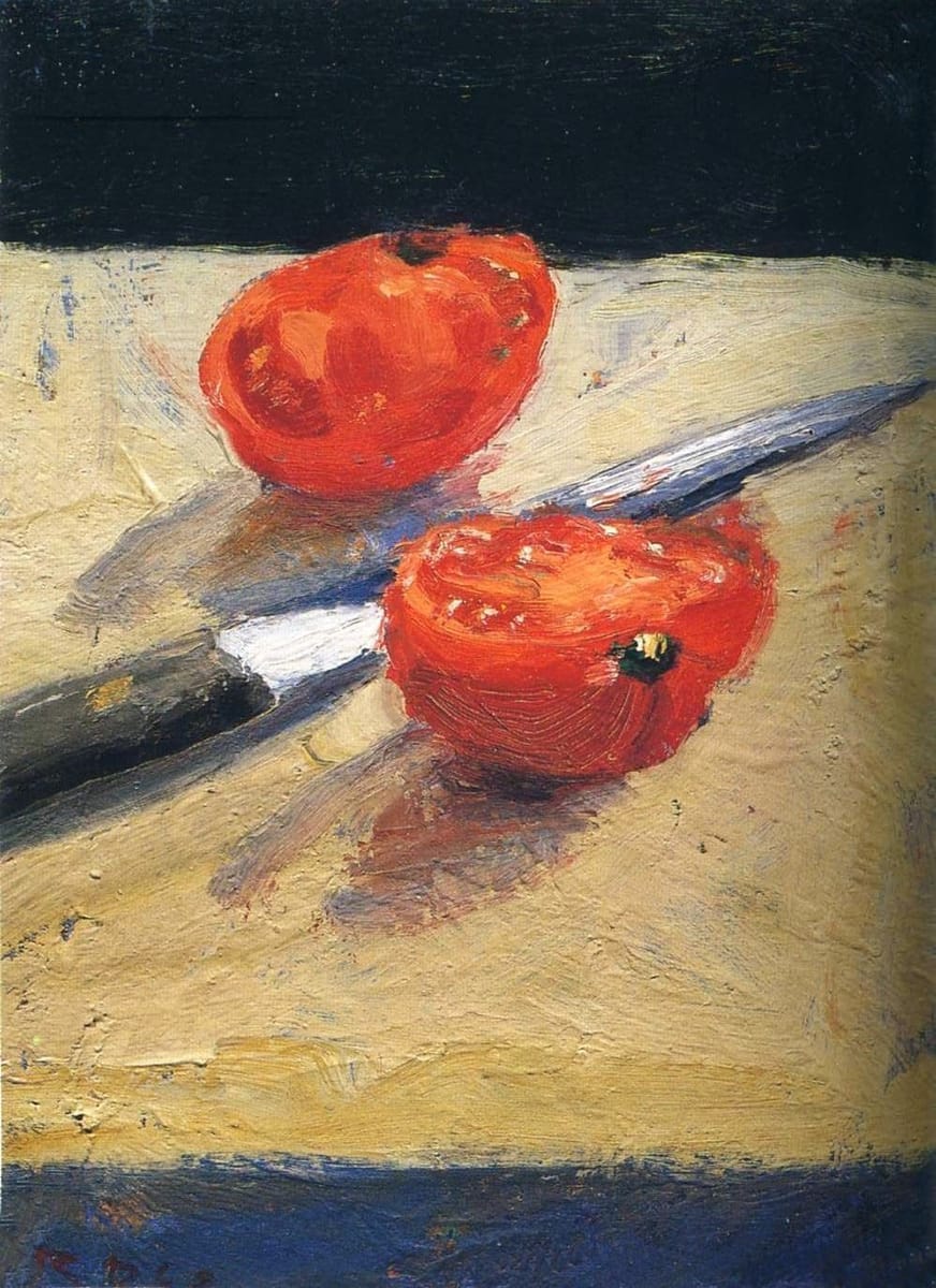 Artwork Title: Tomato and Knife