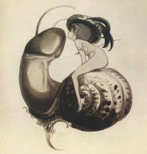 Artwork Title: Ex libris of the sweet snail