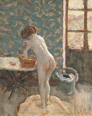 Artwork Title: Nude with Watering Can (Toilet in the Countryside)