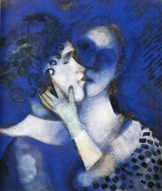 Artwork Title: Lovers in Blue
