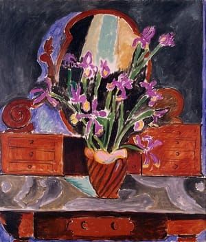 Artwork Title: Vase of Irises