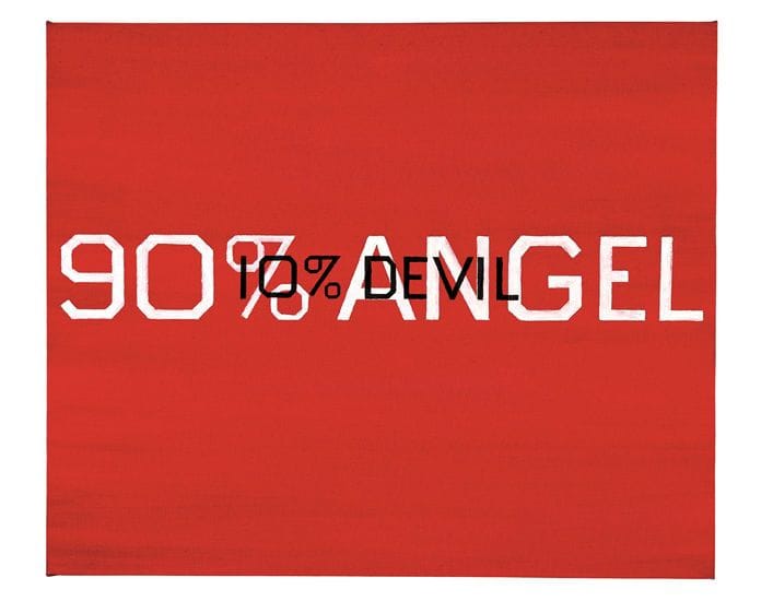 Artwork Title: 90% Angel, 10% Devil