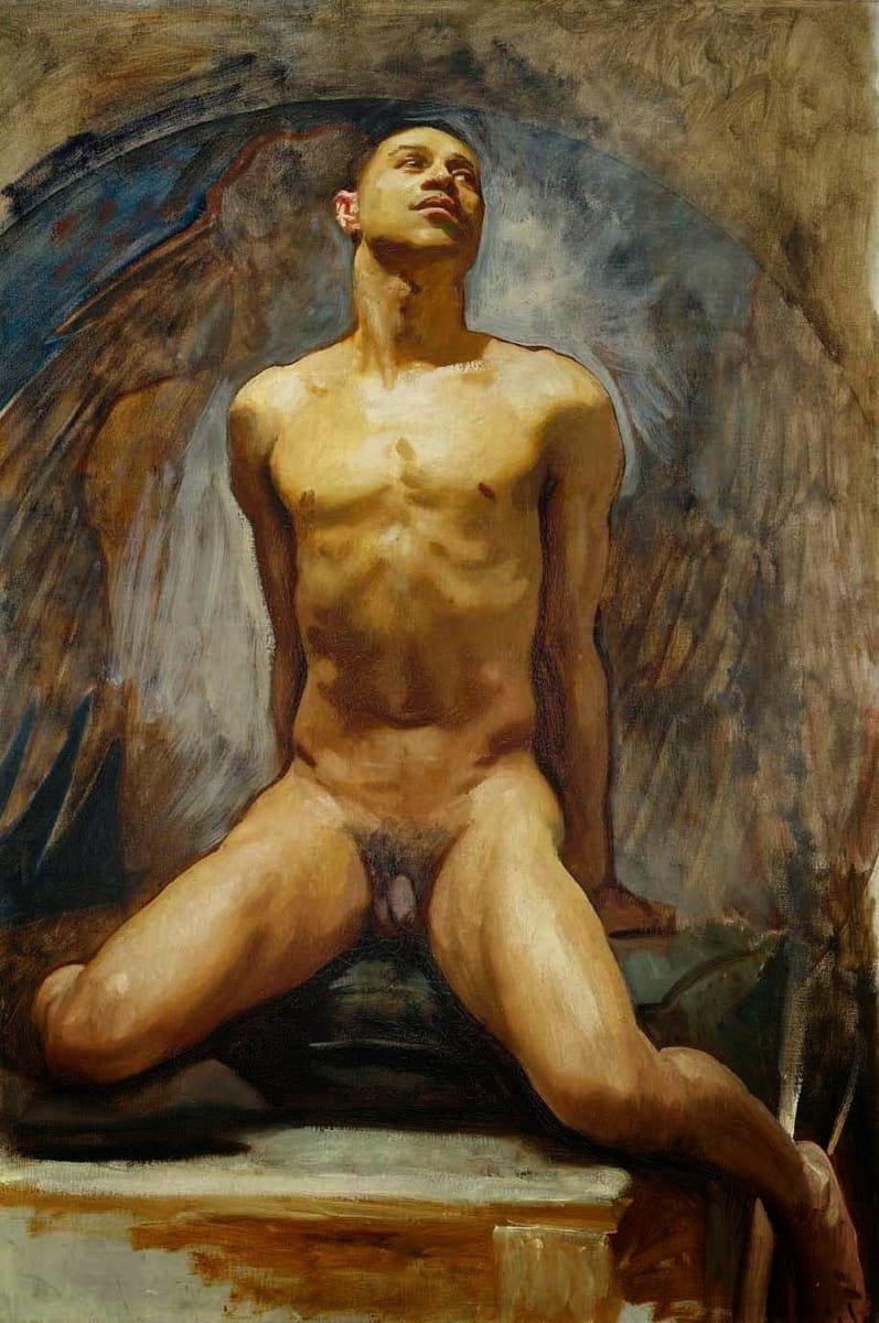 Artwork Title: Nude Study of Thomas E. McKeller