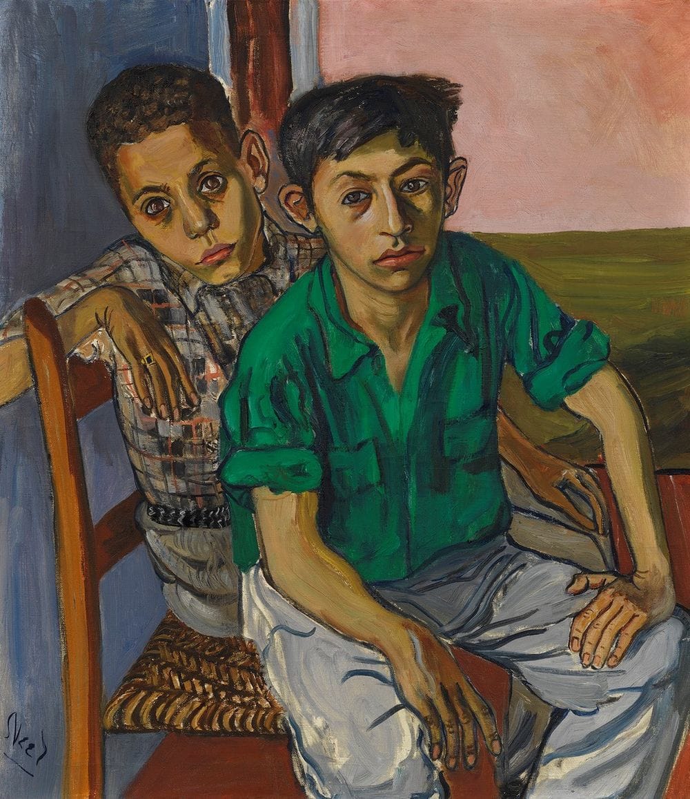 Artwork Title: Two Puerto Rican Boys