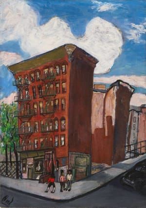 Artwork Title: Building in Harlem