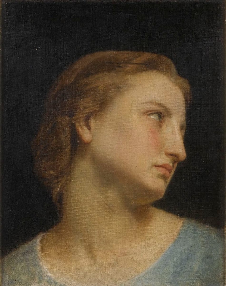 Artwork Title: Study Of a Woman's Head (Philomèle Et Progné)