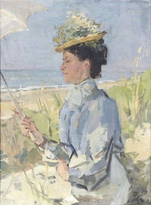 Artwork Title: At the Beach (Portrait of Martha Salomon)