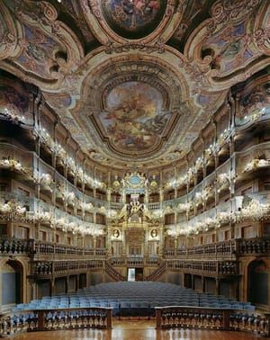 Artwork Title: Margravial Opera House, Bayreuth, Germany