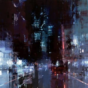 Artwork Title: Market Street, Midnight