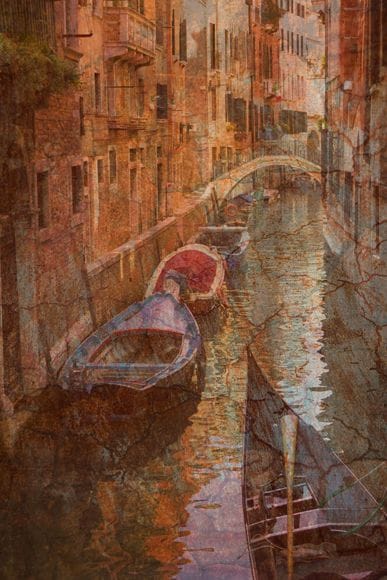 Artwork Title: Kalaidoscope Canal, Venice
