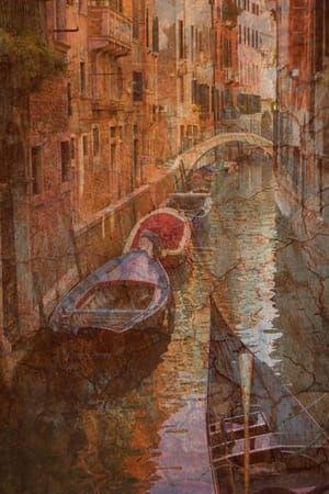 Artwork Title: Kalaidoscope Canal, Venice