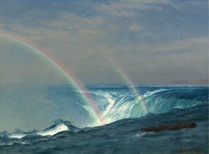 Artwork Title: Home of the Rainbow, Horseshoe Falls, Niagara