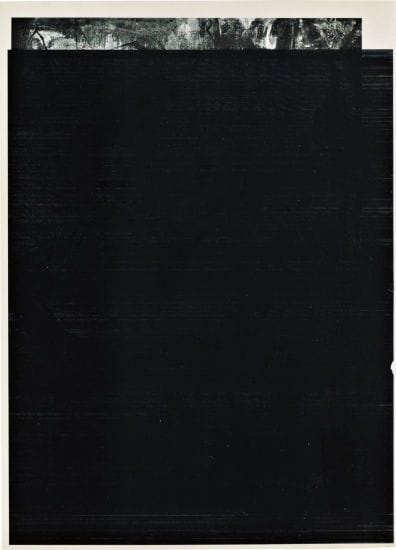 Artwork Title: Untitled, Epson DURABrite inkjet on book page 21 x 15.2 cm. (8 1/4 x 5 7/8 in.)