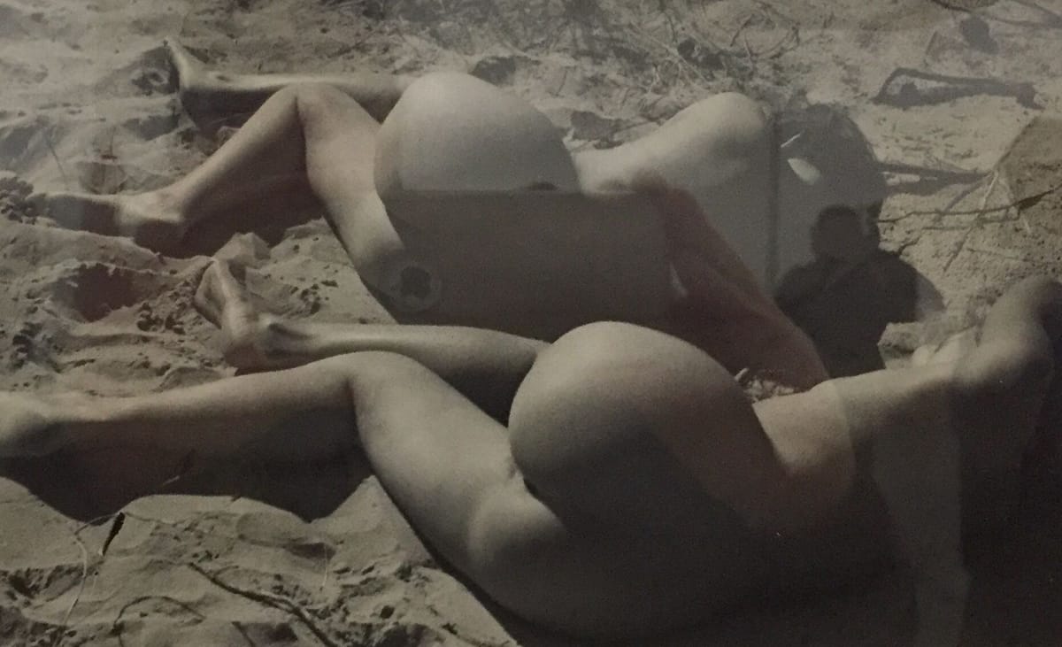 Artwork Title: Deux nus féminins allongés sur une plage (Two Naked Women Lying on a Beach)