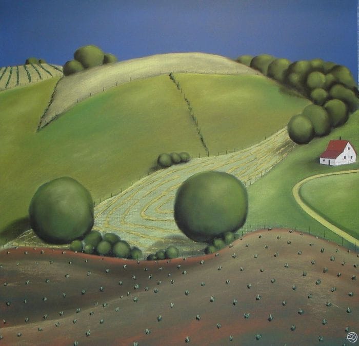 Artwork Title: Grant Wood's Farm