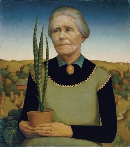 Artwork Title: Woman with Plants