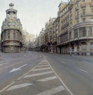 Artwork Title: Grand via de Madrid