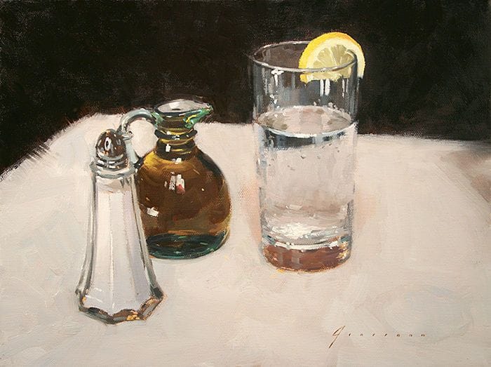 Artwork Title: Salt, Oil and Water