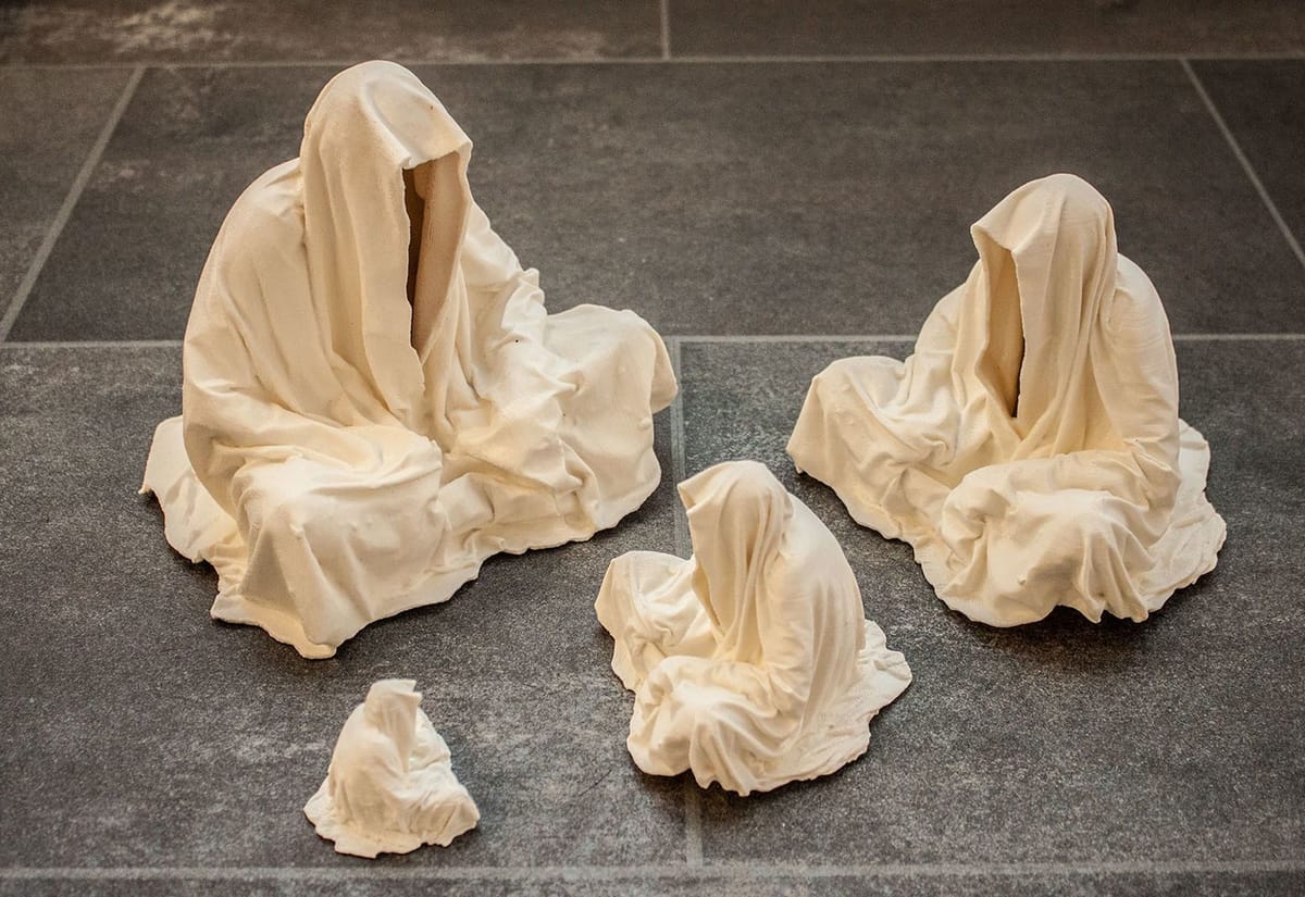 Artwork Title: 3d Printing Guardians Of Time, Ghost In A Coat