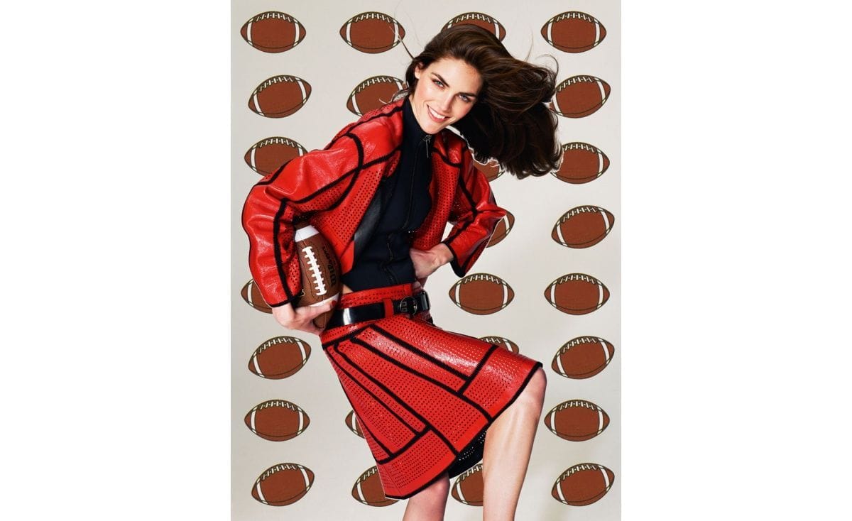 Artwork Title: HIlary with Footballs