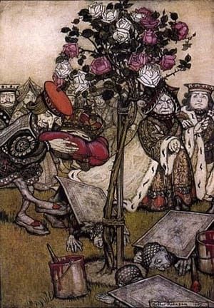 Artwork Title: Alice in Wonderland - The Queen's Croquet Ground