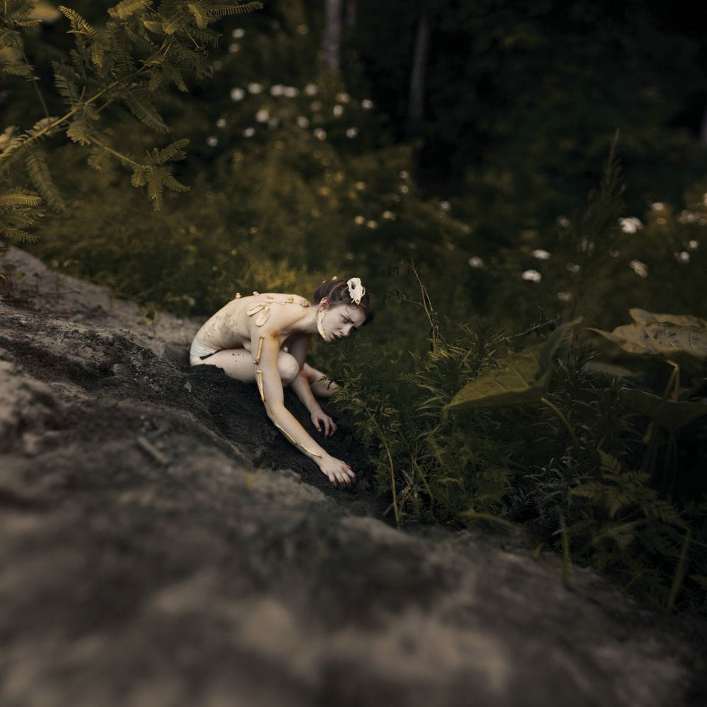 Artwork Title: On The Edge Of A Mountain