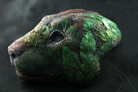 Artwork Title: Cyberpunk Druid Mask
