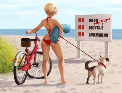 Artwork Title: No Dogs