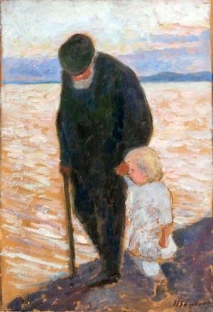 Artwork Title: Old Man and Child
