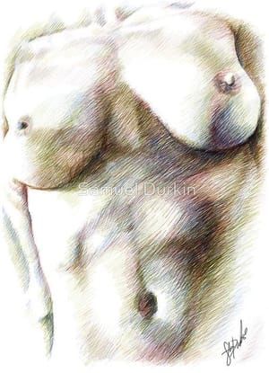 Artwork Title: Blurred nudes 05