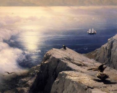 Artwork Title: Rocky Coast on the Aegean Sea