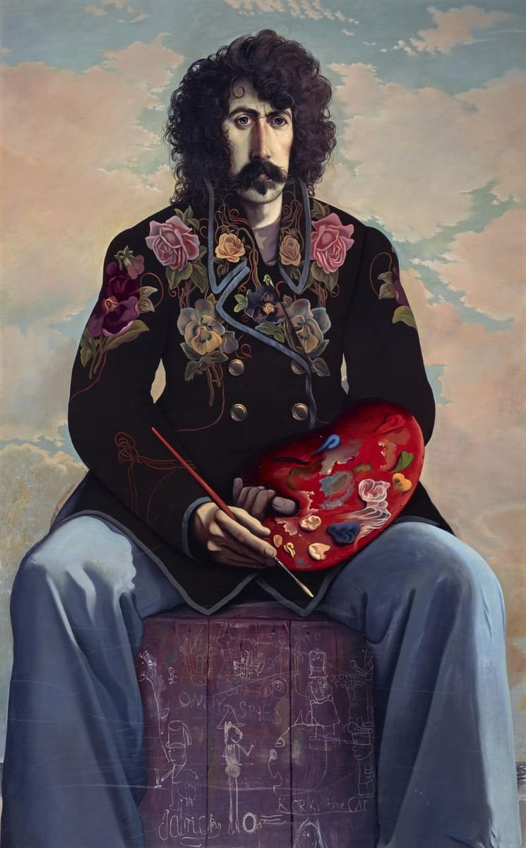 Artwork Title: Self-portrait in a Flowered Jacket),