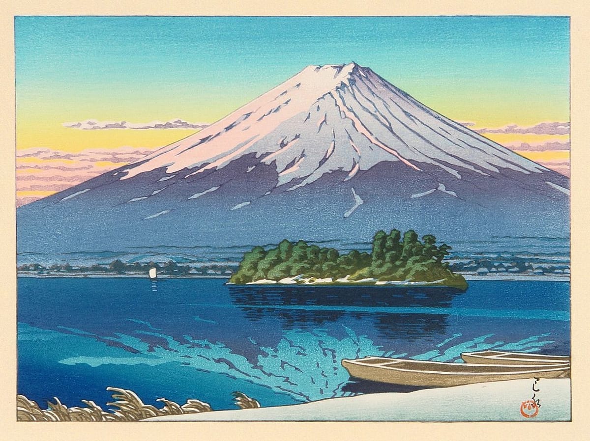 Artwork Title: Lake Kawaguchi