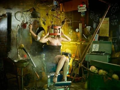 Artwork Title: Automats For A New World - Hairdresser On Fire