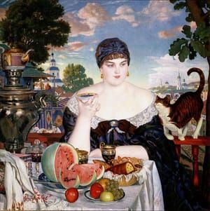 Artwork Title: Merchant's Wife at Tea
