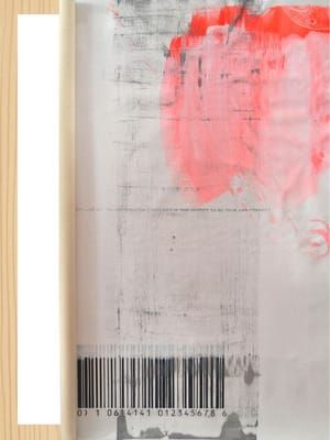 Artwork Title: Pasaporte bar code (rolled)