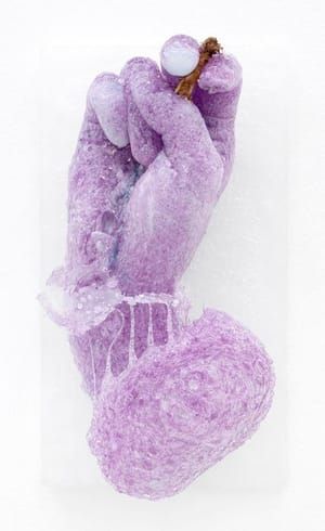 Artwork Title: Shroom Cloud Hands (Purple)