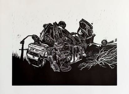 Artwork Title: Car wrecks