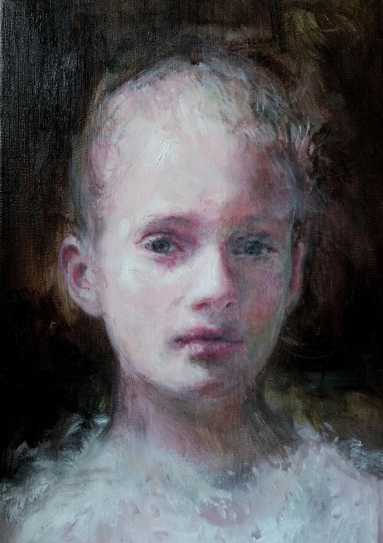 Artwork Title: Portrait Of A Young Girl